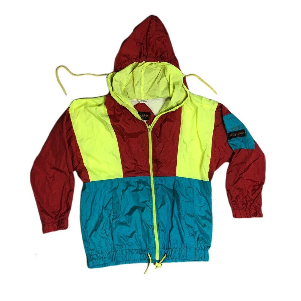 VTG 80s RED PEPPER ACTION WEAR WINDBREAKER JACKET
